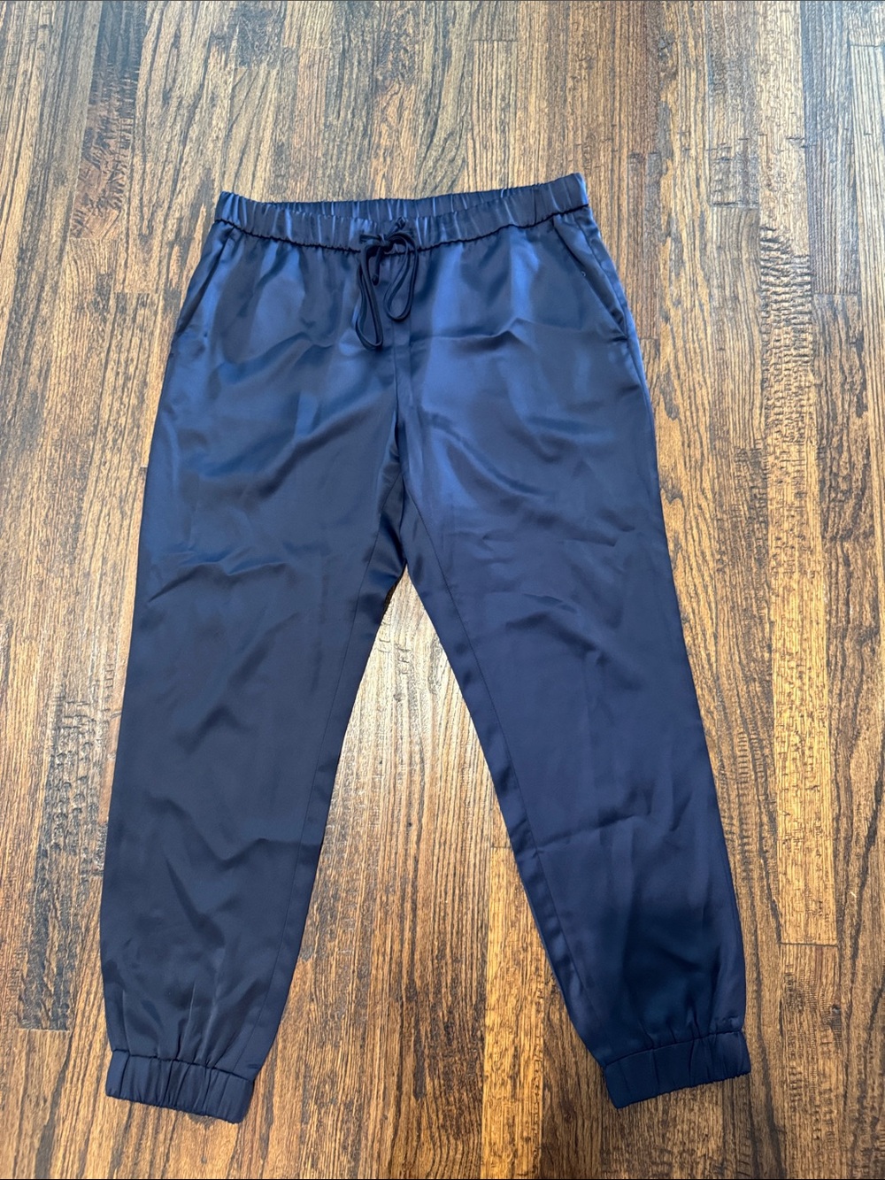 Banana Republic Navy Drawstring Jogger Pants